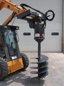 Rent a skid steer & auger in southeast WI