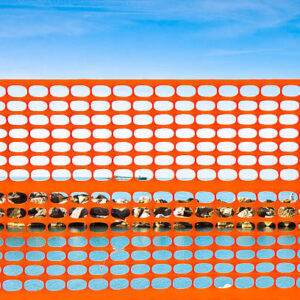 Temporary orange plastic fence for construction & snow - Rent from New Berlin & Delafield