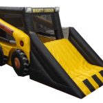 Inflatable construction bounce house rental
