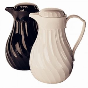 Black and white coffee server decanters - New Berlin & Delafield