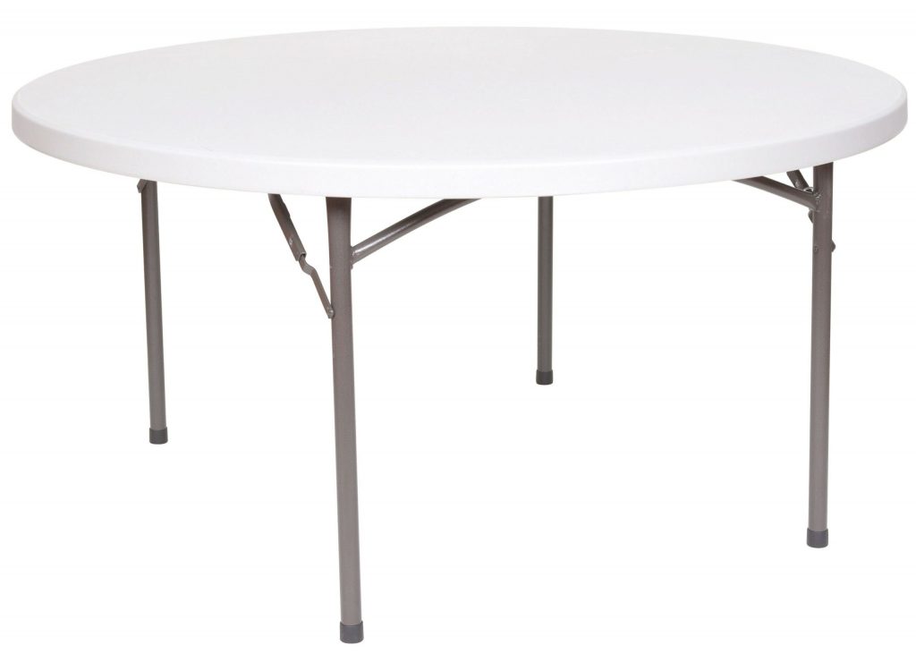 60" plastic round folding table rentals - New Berlin & Delafield