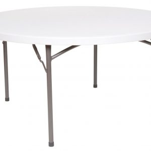 60" plastic round folding table rentals - New Berlin & Delafield