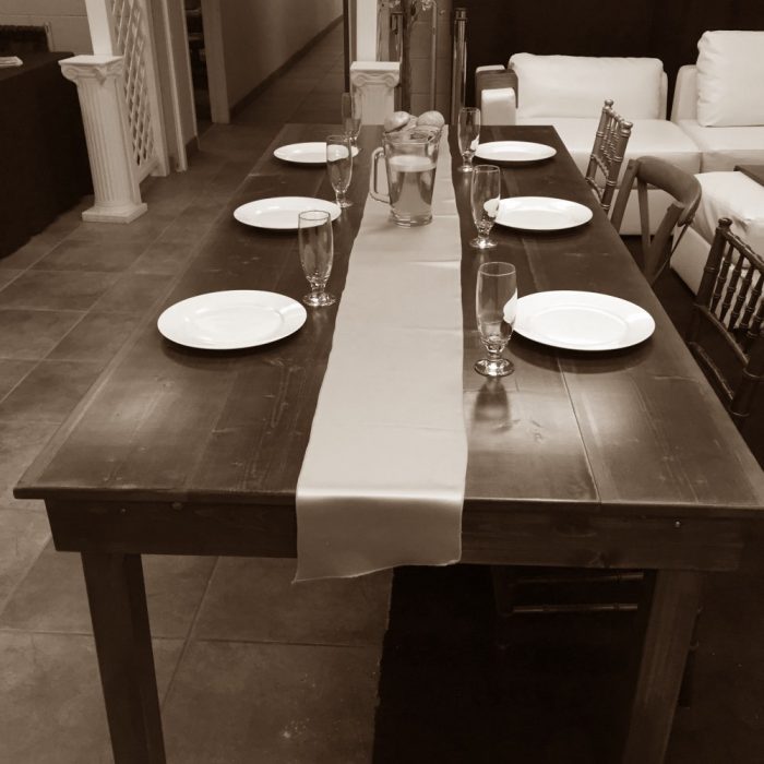 Banquet Table 6' Area Rental & Sales Co.