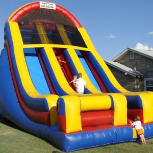 Dual slide inflatable kids party rentals - New Berlin & Delafield