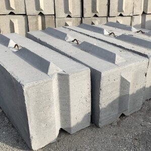 Jumbo concrete blocks for rent from New Berlin & Delafield