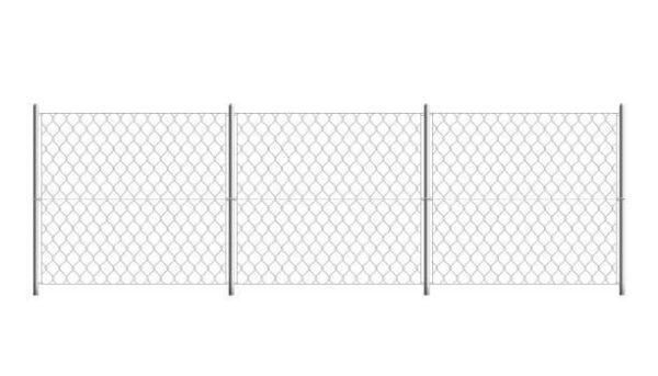 Temporary chain link fence rentals near Milwaukee