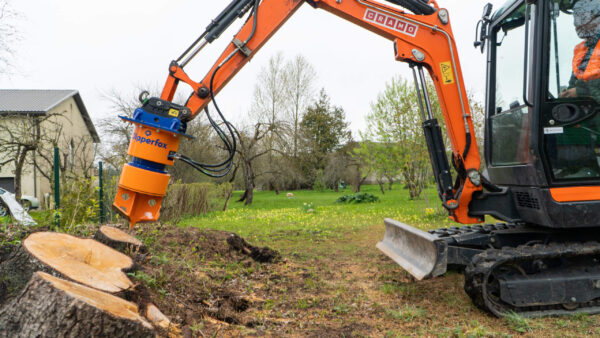 Stump grinder for large jobs in southeast Wisconsin